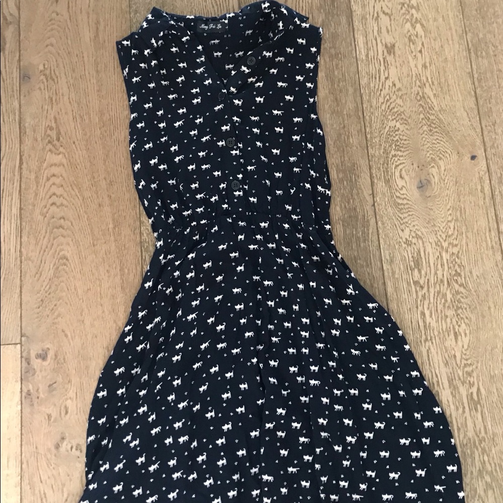 🐾Cat print sleeveless dress🐾